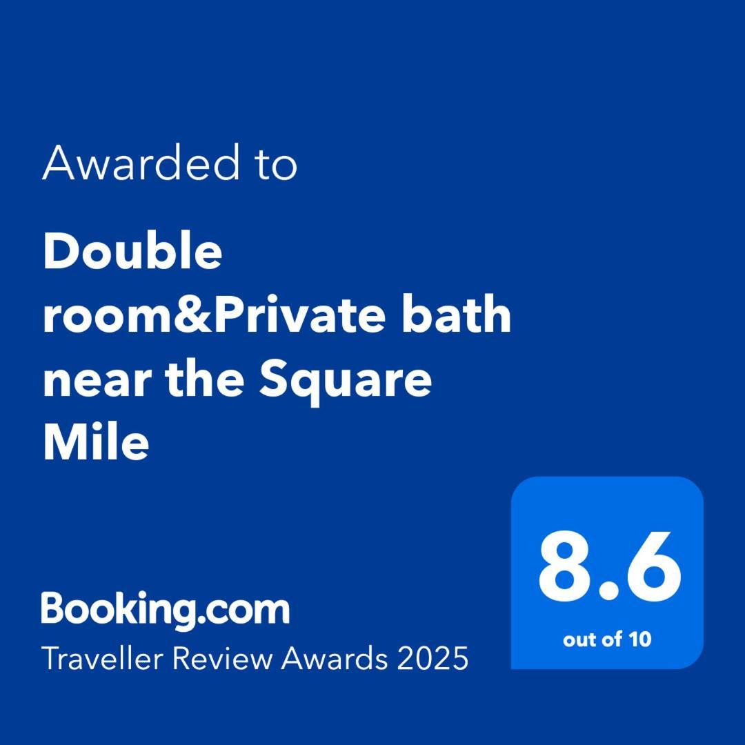 Double Room&Private Bath Near The Square Mile Londra Dış mekan fotoğraf